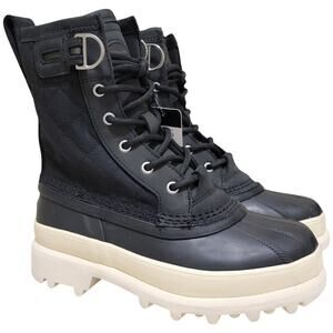 Sorel Women Caribou Royal Waterproof Insulated Winter Boots Size US 5.5 Black